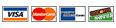 We accept Visa, MasterCard, American Express and Discover cards
